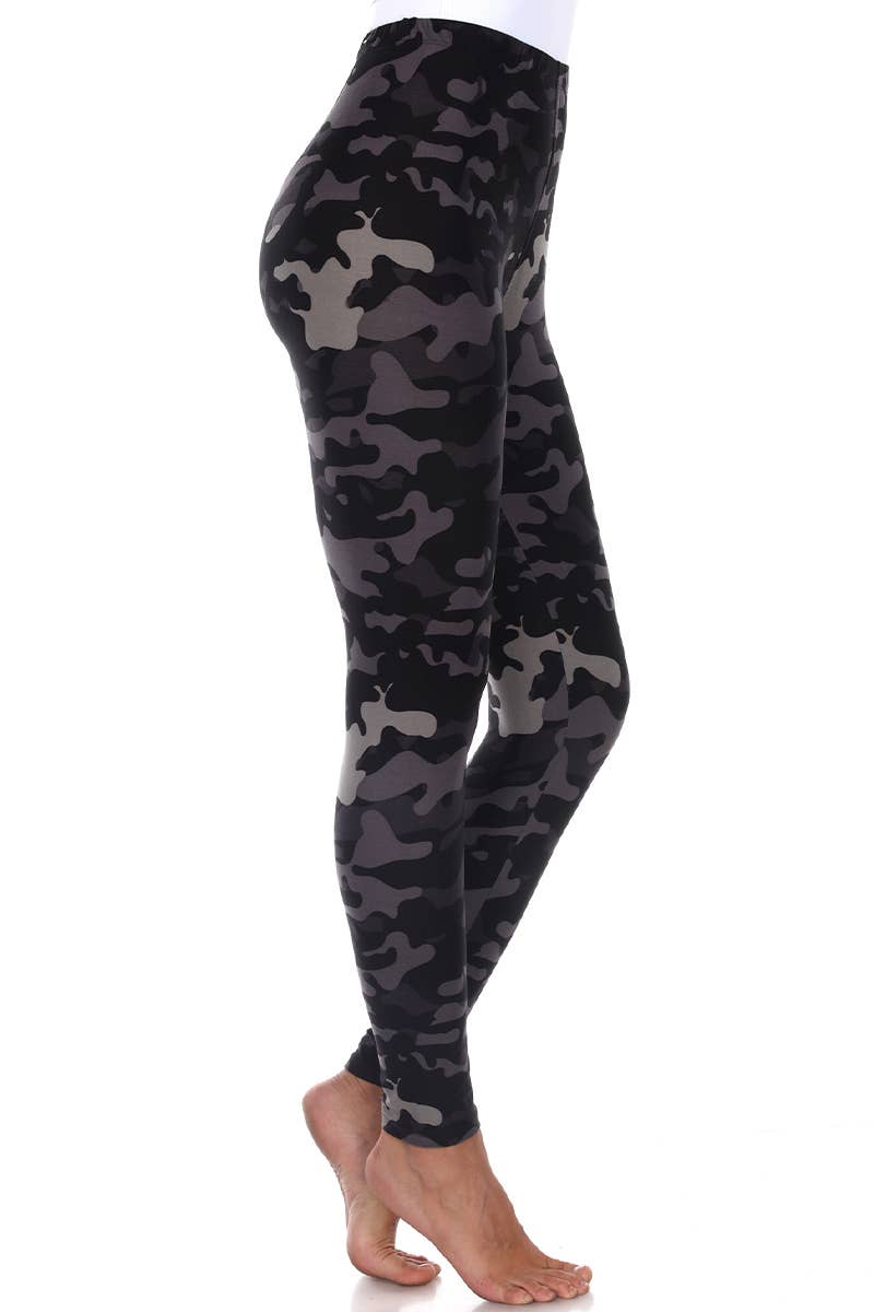 WHITE MARK - Wholesale Fashion Leggings - Women's - Women's Super Soft High-Rise Camo Printed Leggings6