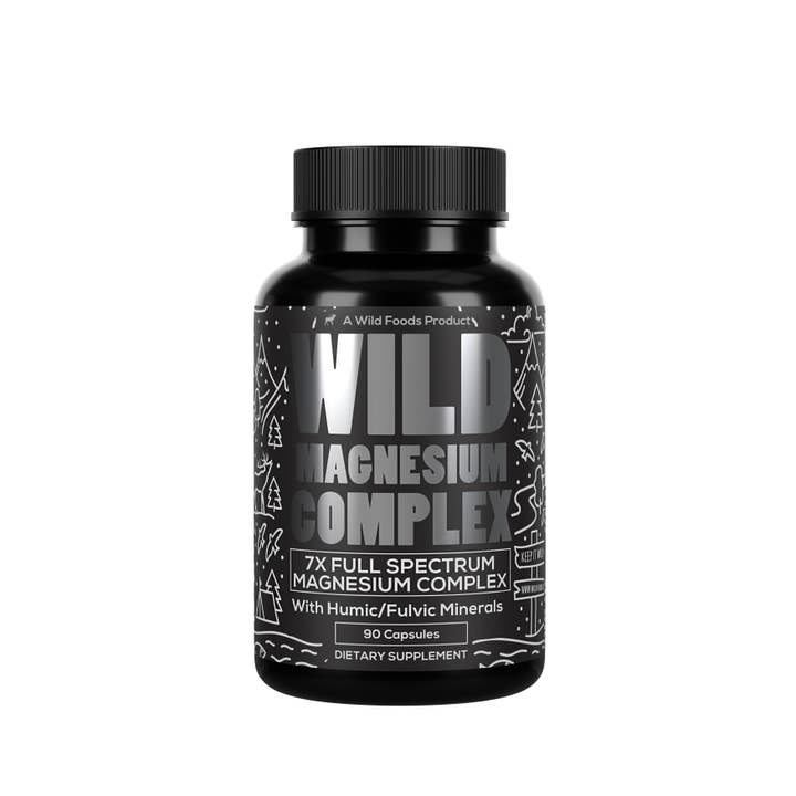 Wild Foods - Vente Supplément oral/vitamine - Vente en gros - Complexe de Magnésium Sauvage - 7x Formes1