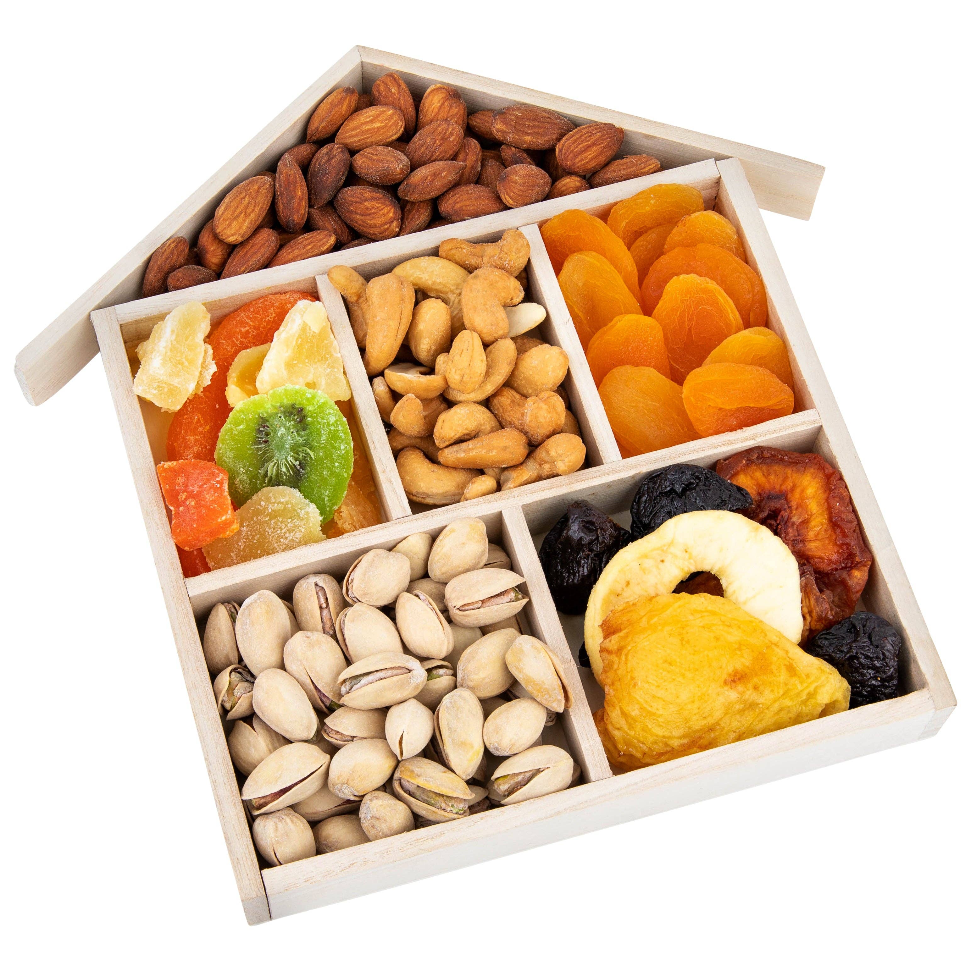 Hammont - Wholesale Serving Tray - Wooden House Shape Trays 3 Pack3