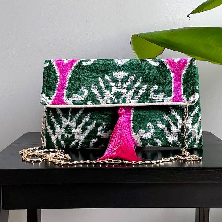 Ikat Clutch Bag Sperlonga for wholesale by Mila∞Miro by Emelie