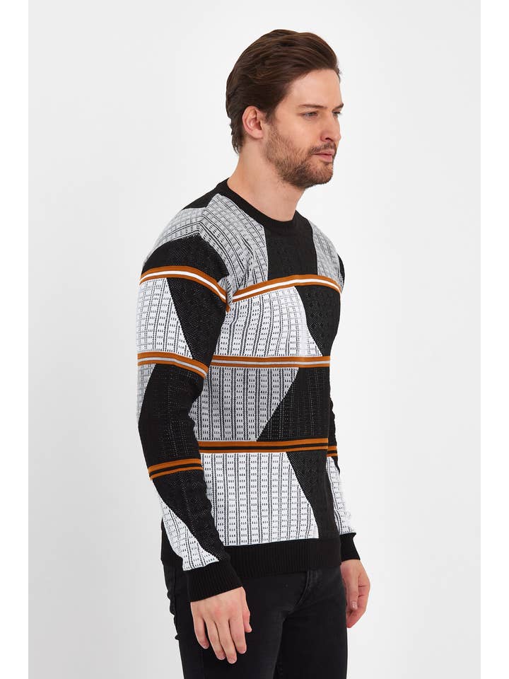 JU GROUP - Venta al por mayor Jersey de punto - Hombre - SUÉTER 52331-CLUB JU PARA HOMBRE