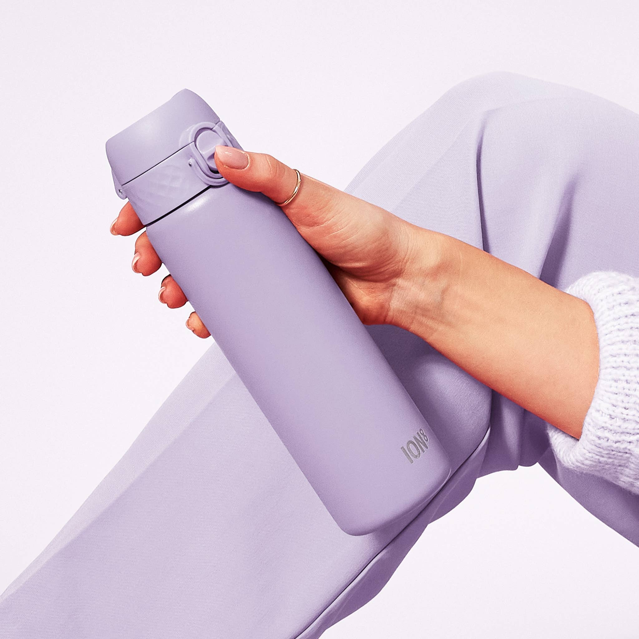 Ion8 - Wholesale Water Bottle - Ion8 Double Walled Stainless Water Bottle - 17oz Lt Purple