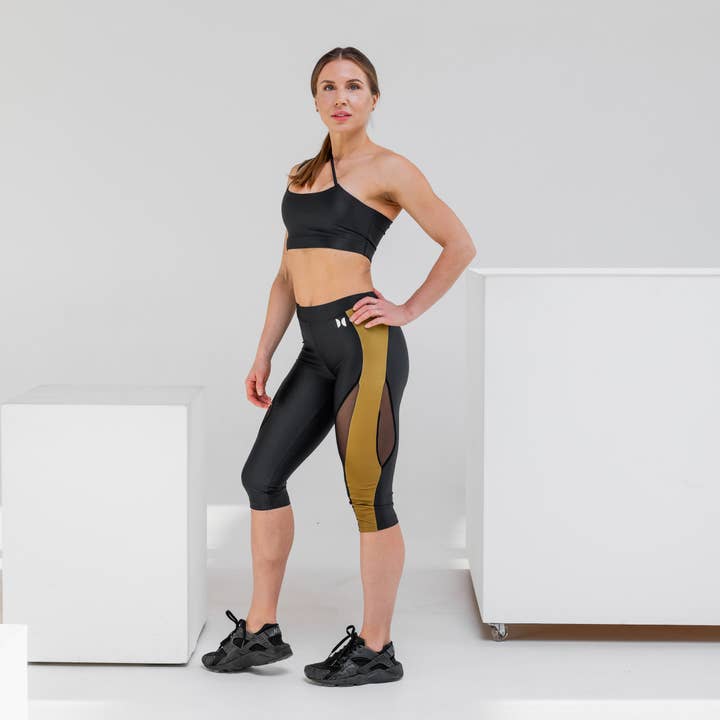 COCO MOKA - Wholesale Sports Bra - Women's - Crema Bra Asymmetric Black2