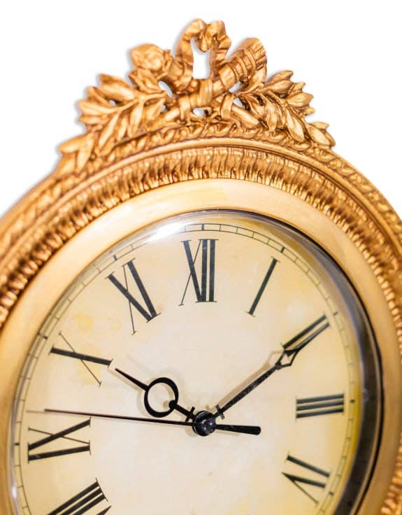 McGowan & Rutherford Ltd - Wholesale Wall Clock - Antique Gold Ornate Wall Clock1