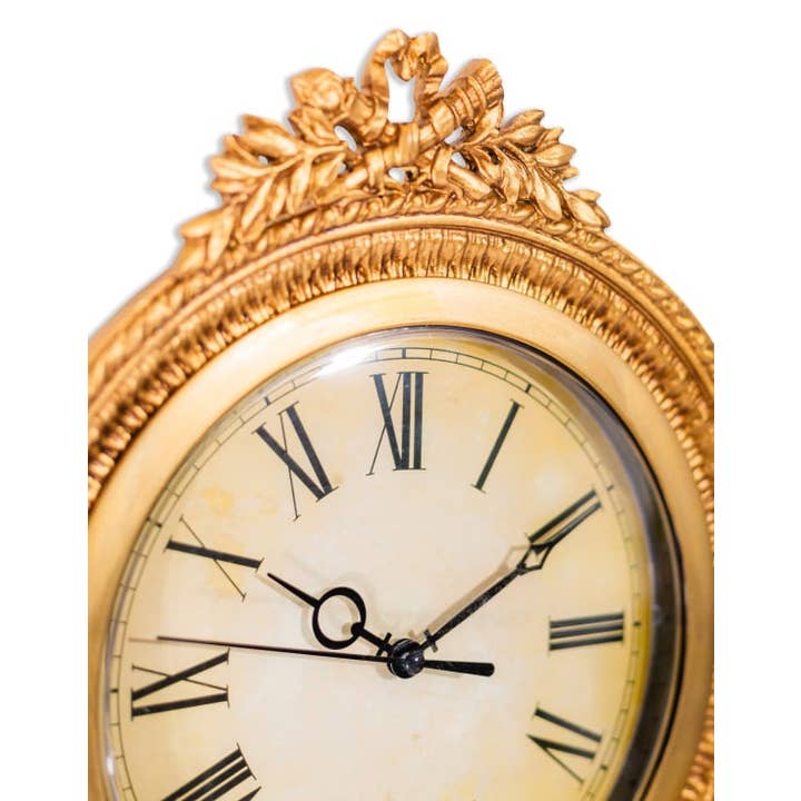 McGowan & Rutherford Ltd – wholesale Wall clock – Antique Gold Ornate Wall Clock1