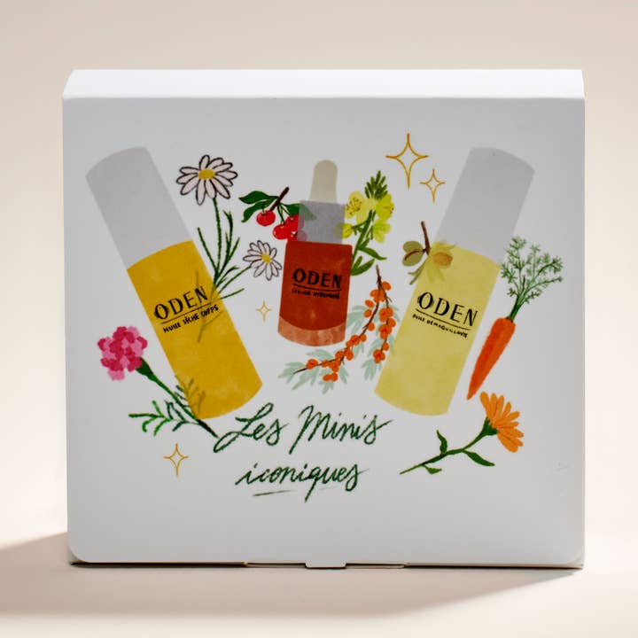 ODEN - Vendita all'ingrosso Kit per la cura del viso - Cofanetto bellezza formato viaggio / regalo – Mini iconici0