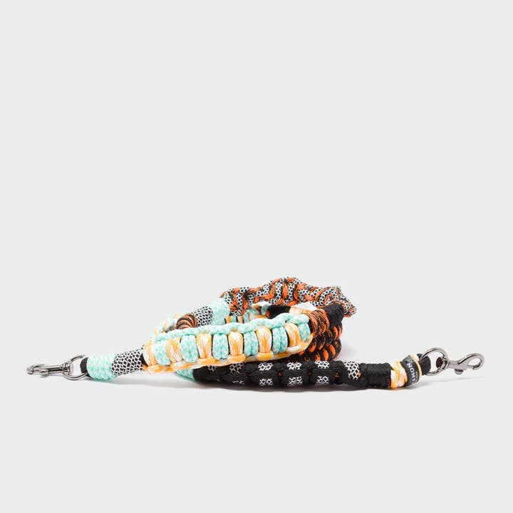 Min & Mon - Wholesale Bag Strap - Women's - Detachable Shoulder Strap - Yellow, Orange and Black Handwoven Paracord
