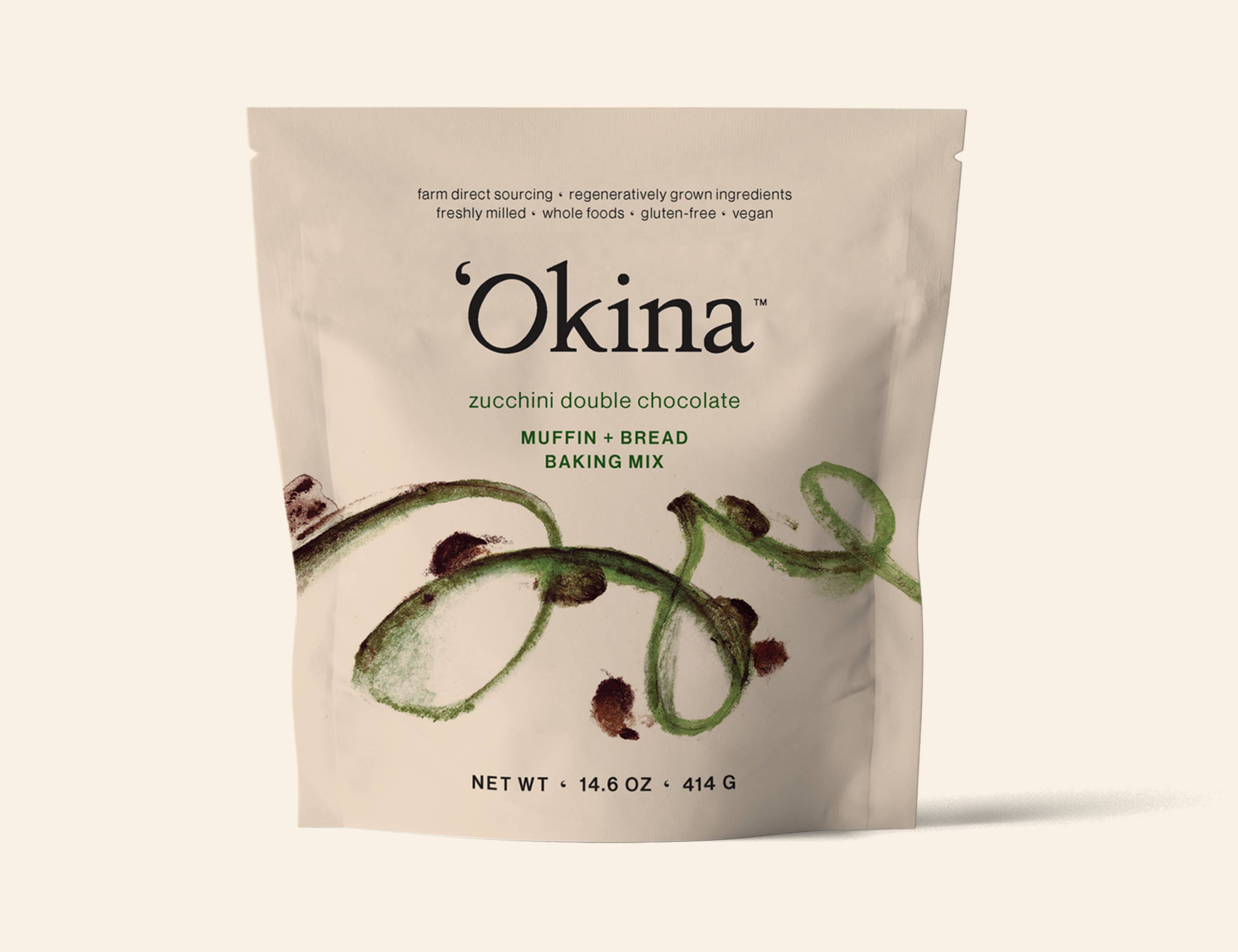 'Okina - Wholesale Muffin mix - 'Okina Zucchini Double Chocolate Muffin + Bread Mix (v, gf)