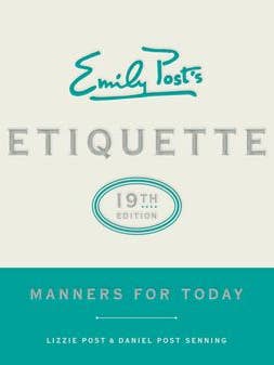Emily Post's Etiquette, 19th Edition: Lizzie Post for wholesale by HarperCollins