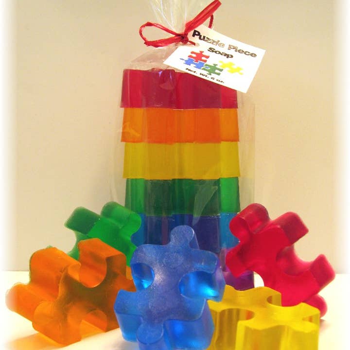 Just Bubbly - Wholesale Bar Soap - Puzzle Piece Soaps
