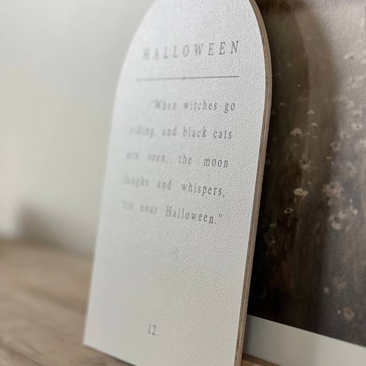 Lily and Sparrow - Wholesale Sign - Halloween When Witches, Arch | Halloween Decor1