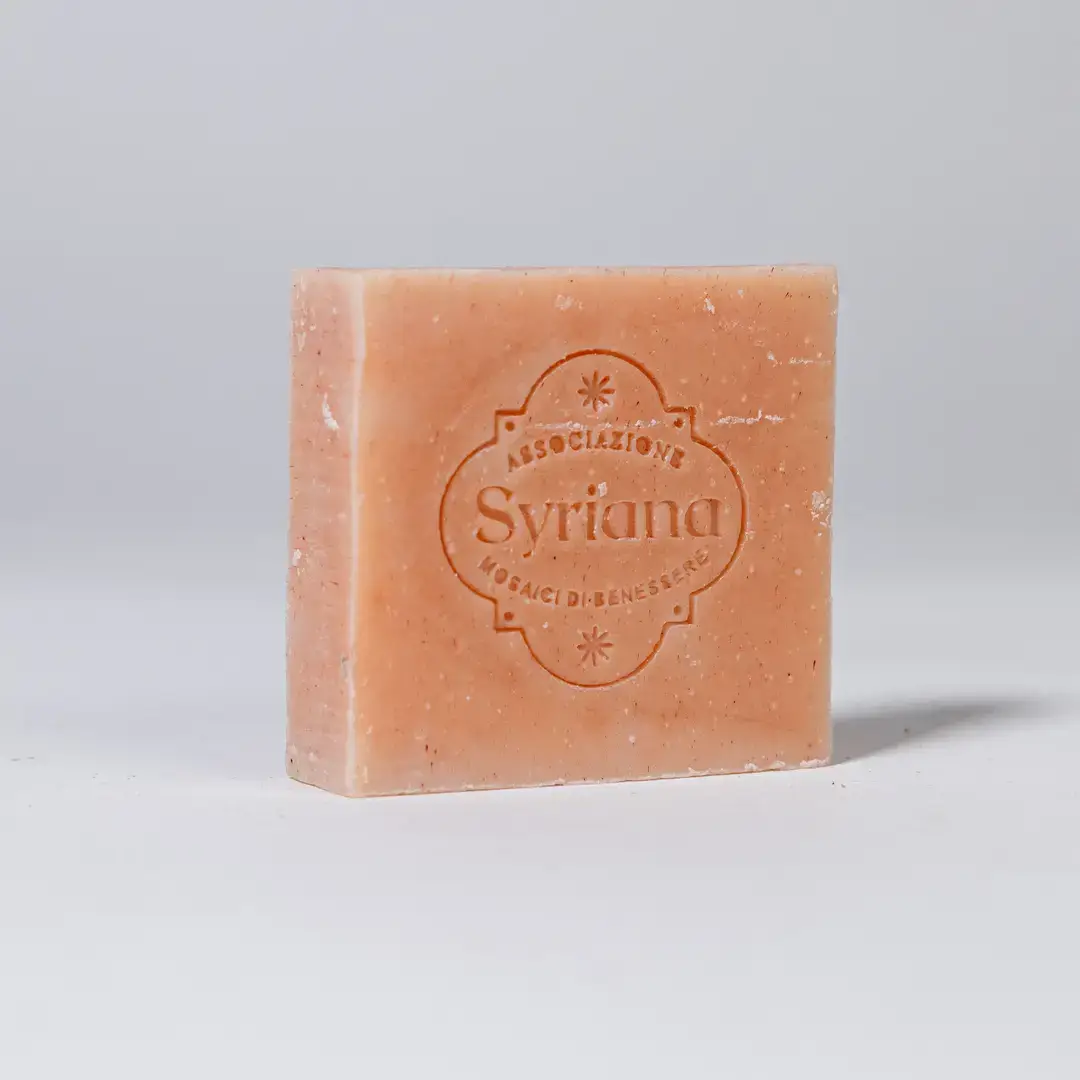 Syriana - Venta al por mayor Pastilla de jabón - Jabón elaborado en frío: Granada, Café con cardamomo, Miel y avena5