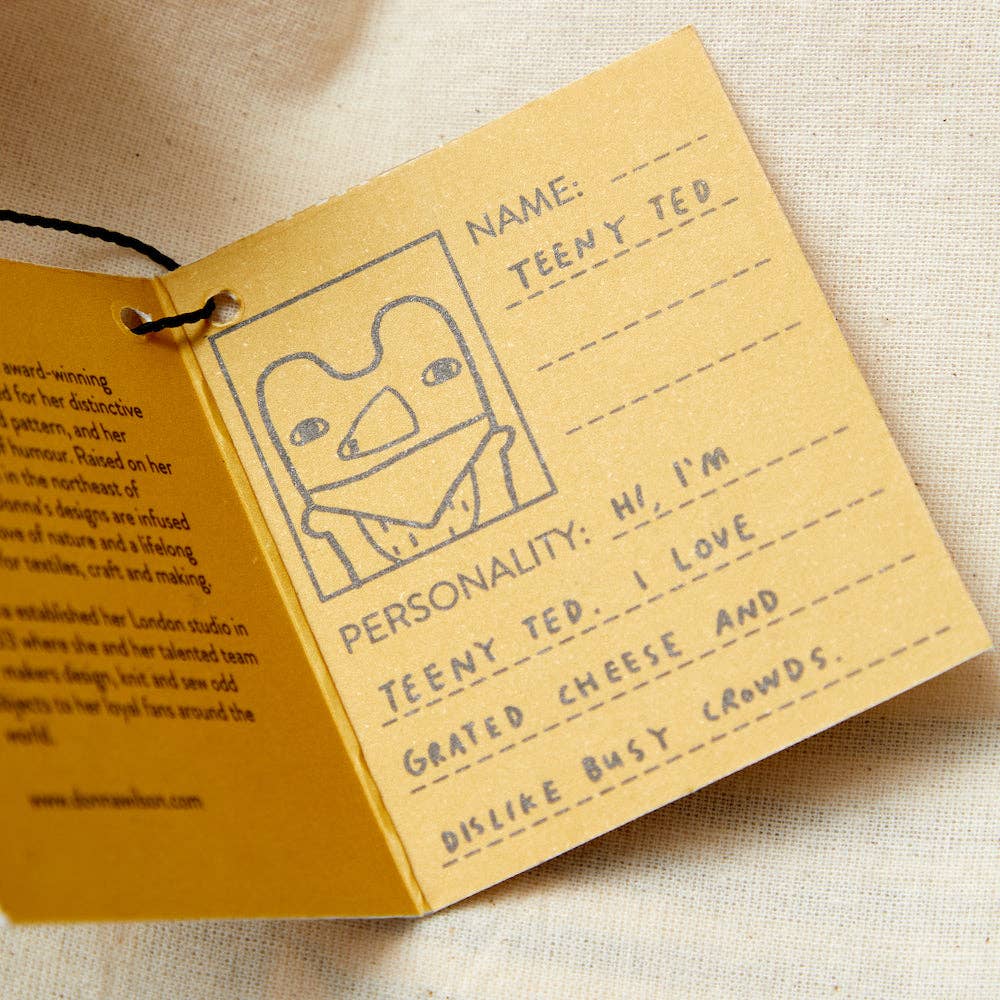 Donna Wilson - Wholesale Stuffed/Plush Toy - Kids & Baby - Teeny Ted - Cotton Wee One3