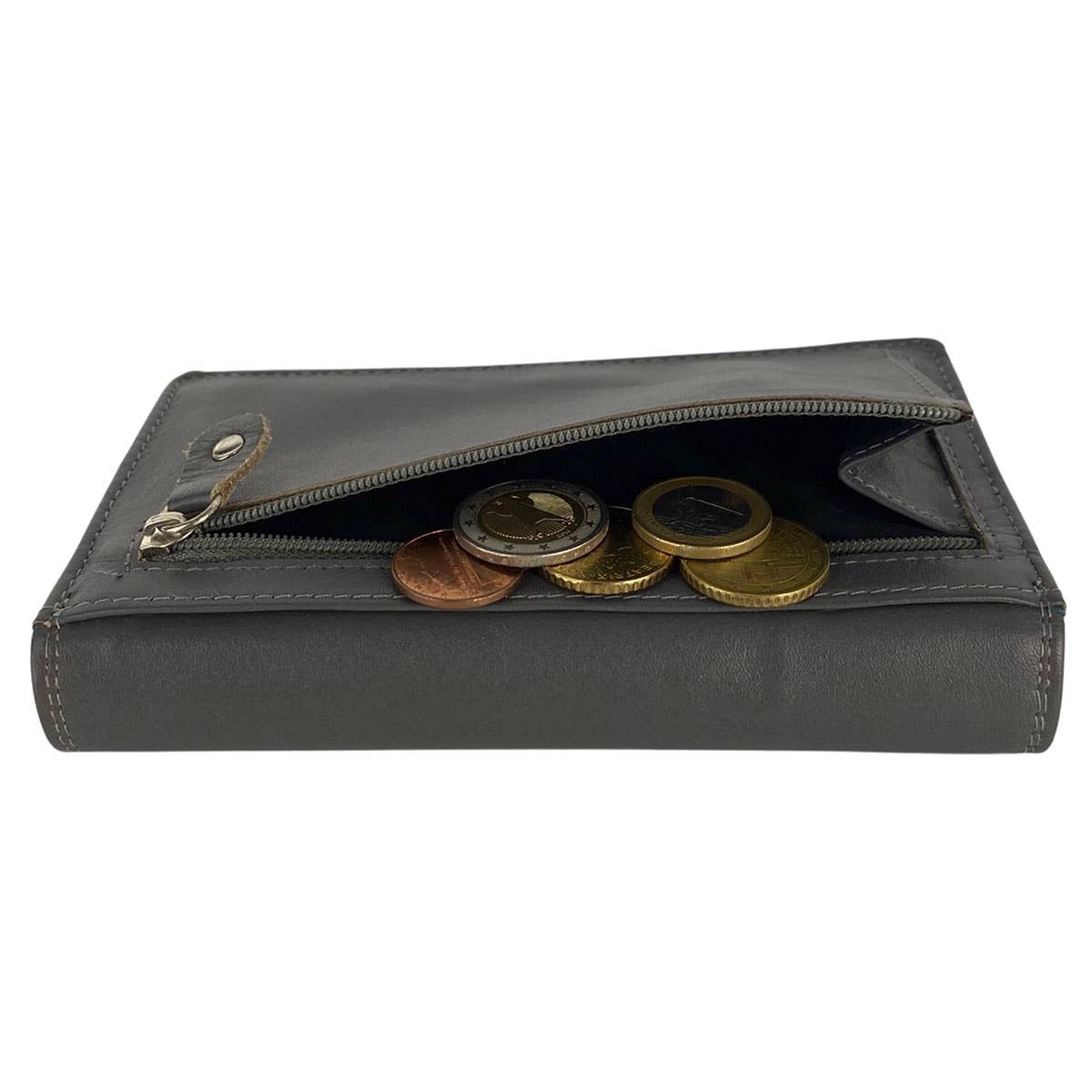 Arrigo - Vente Portefeuille – femme - Portefeuille femme en cuir multicolore modèle harmonica24