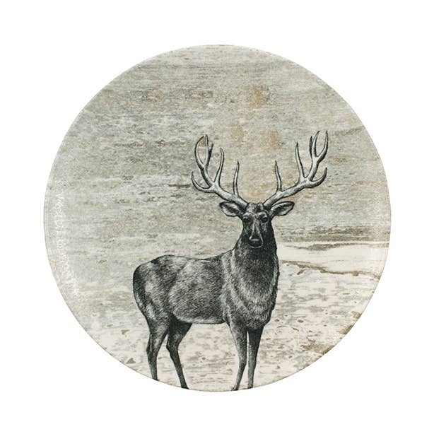 Novastyl – wholesale Dinner plate – Deer 26cm porcelain plate0