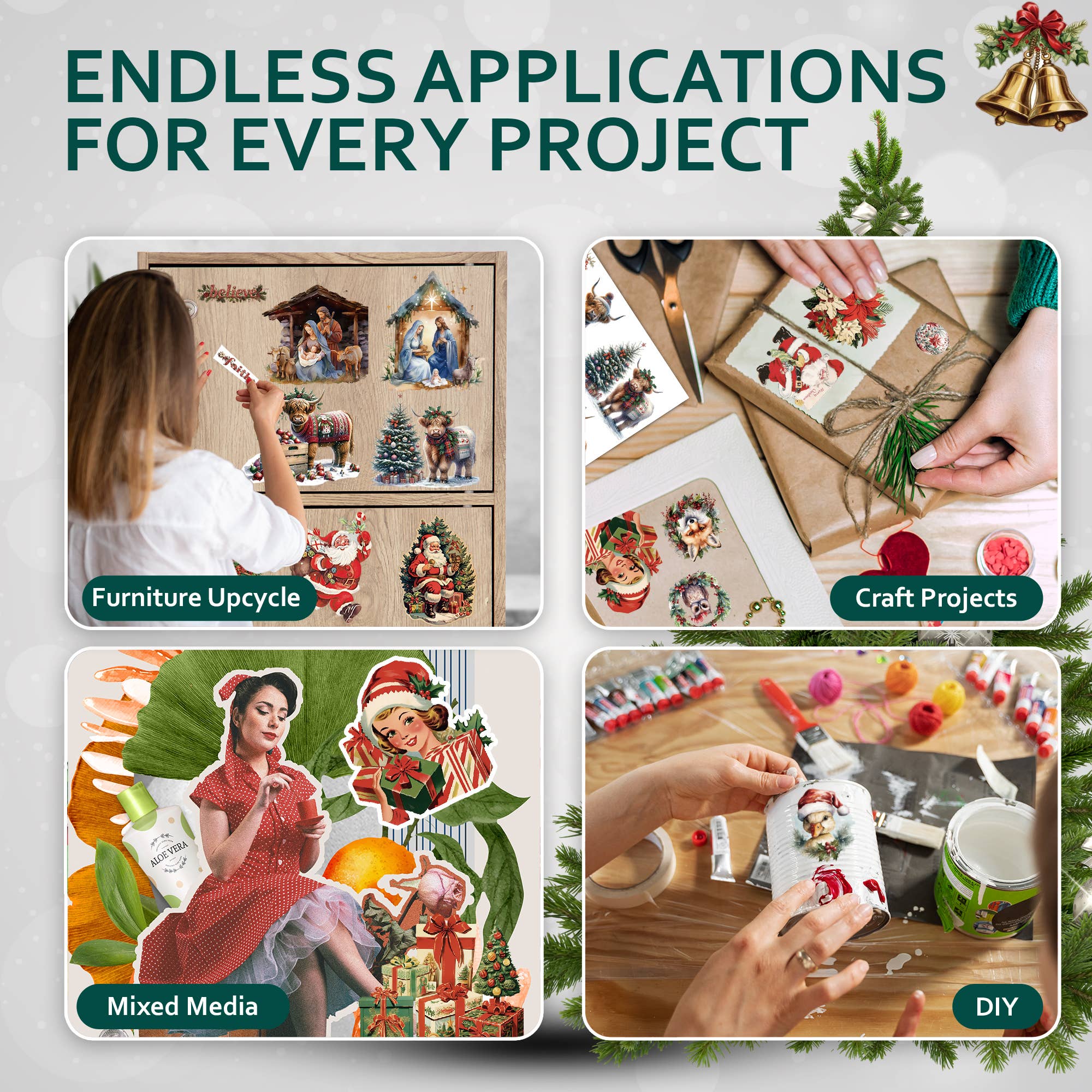 European Excellency - Wholesale Sublimation Transfer - Cardinal Ornaments - Wet Transfer - Decals for Crafts5