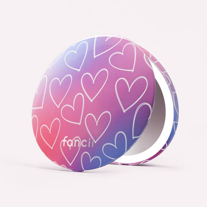 Mini Taylor LED Lighted Compact Mirror - Lovestruck for wholesale by Fancii