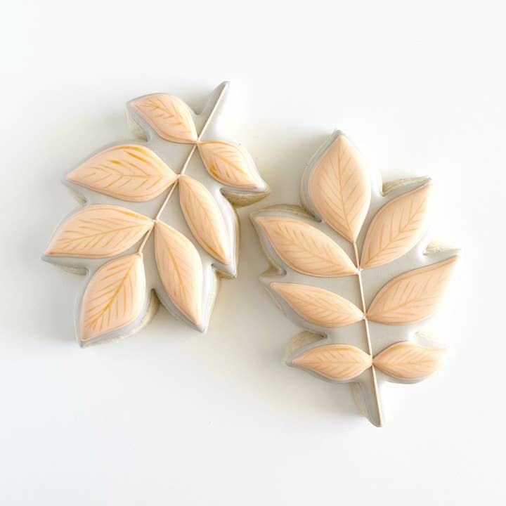 Herfstblad Voedselveilig PLA 3D-geprinte Koekjesvormer voor wholesale door Maison’s Custom Cutters