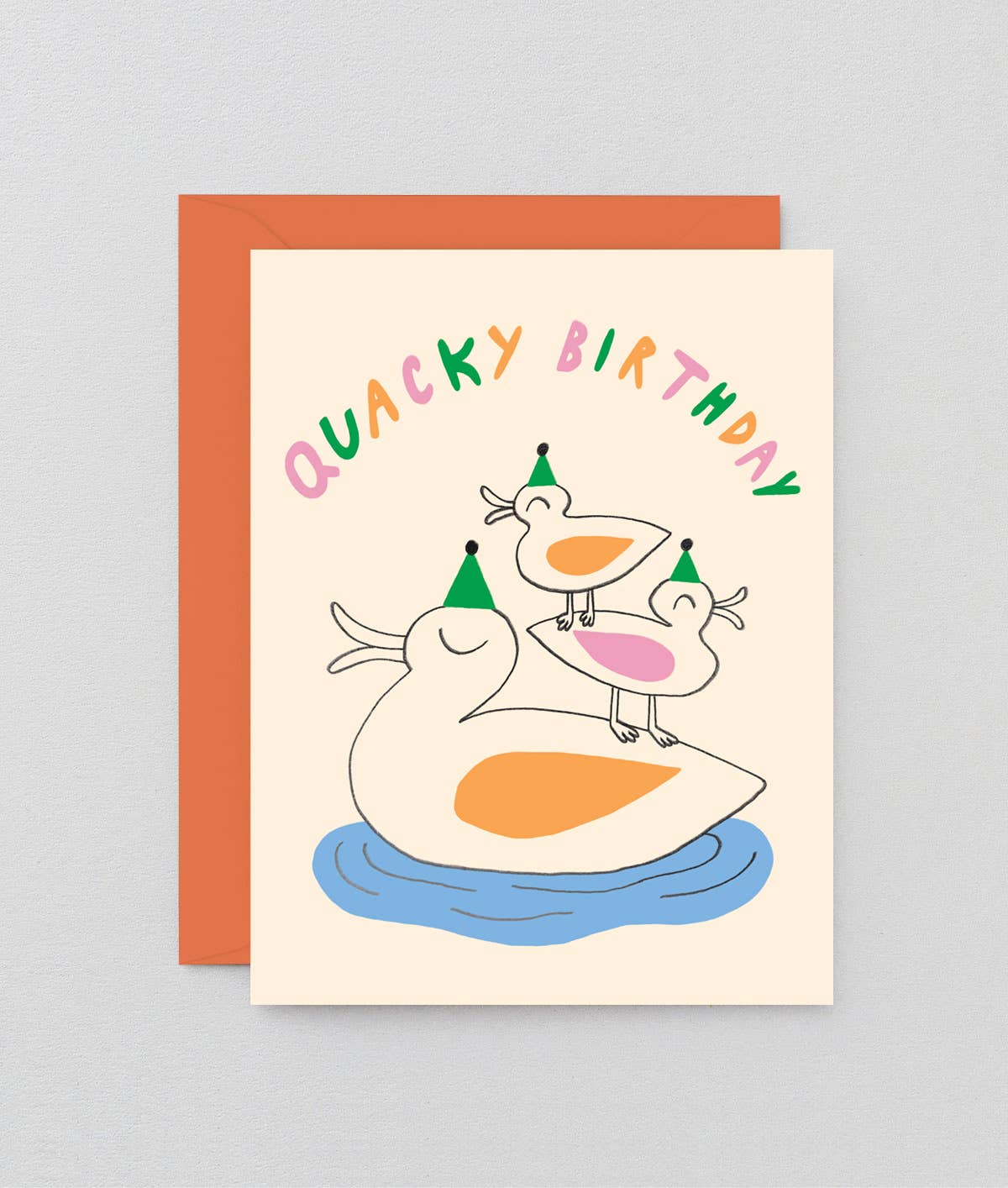 Wrap (US duties paid) - Wholesale Birthday Card - Quacky Birthday Kids Birthday Greetings Card