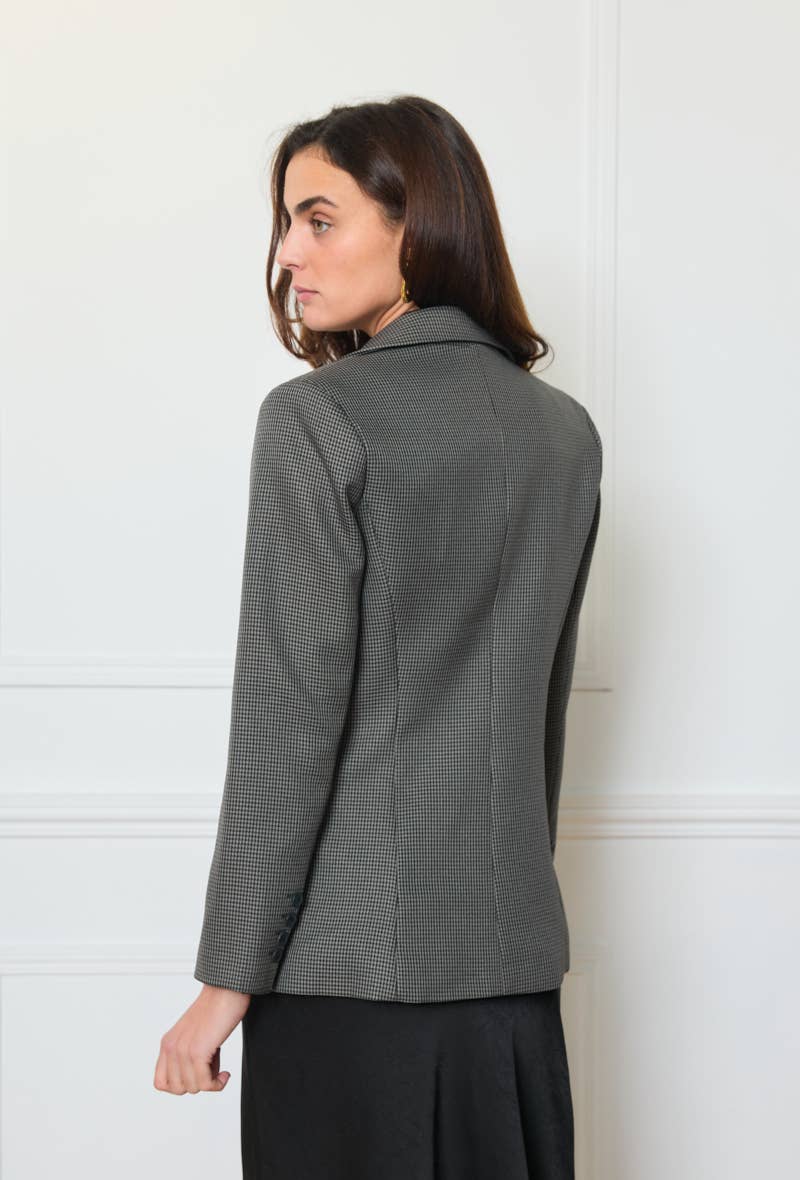 LULUMARY – Großhandel Blazer – Damen – Kariertes Blazer V2638