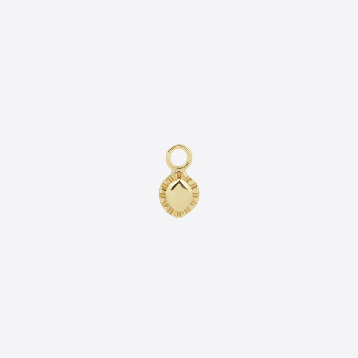 Zeta 02 Charm - 14K YELLOW GOLD for wholesale by Tether Jewelry