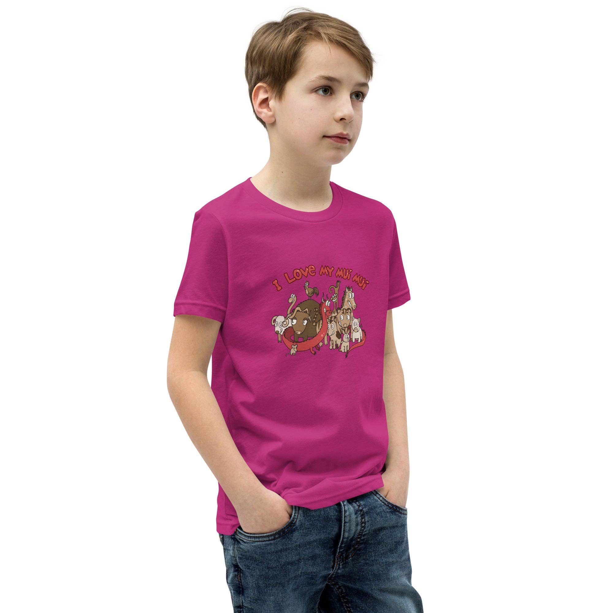 1st Generation SF - Wholesale Screen Printed T-Shirt - Kids - Youth- I Love My Mui Mui16