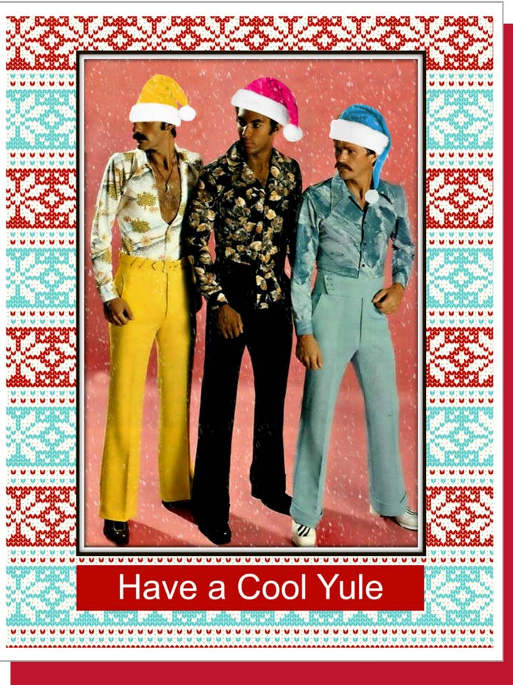 Cool Yule - Christmas Greeting Card for wholesale by Ümlaut Brooklyn