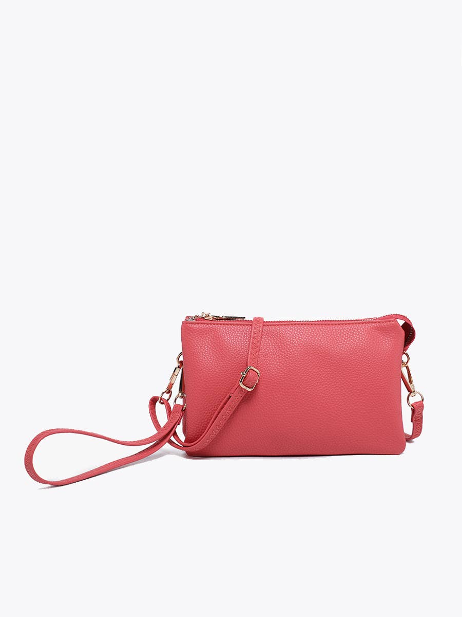 Jen & Co. - Wholesale Crossbody Bag - Women's - M013 Riley Monogrammable 3 Compartment Crossbody/Wristlet98