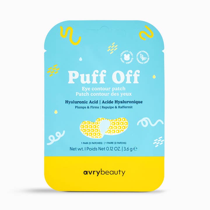 AvryBeauty - Vente Masque pour le visage - Patch Contour des Yeux Puff Off - Acide Hyaluronique0