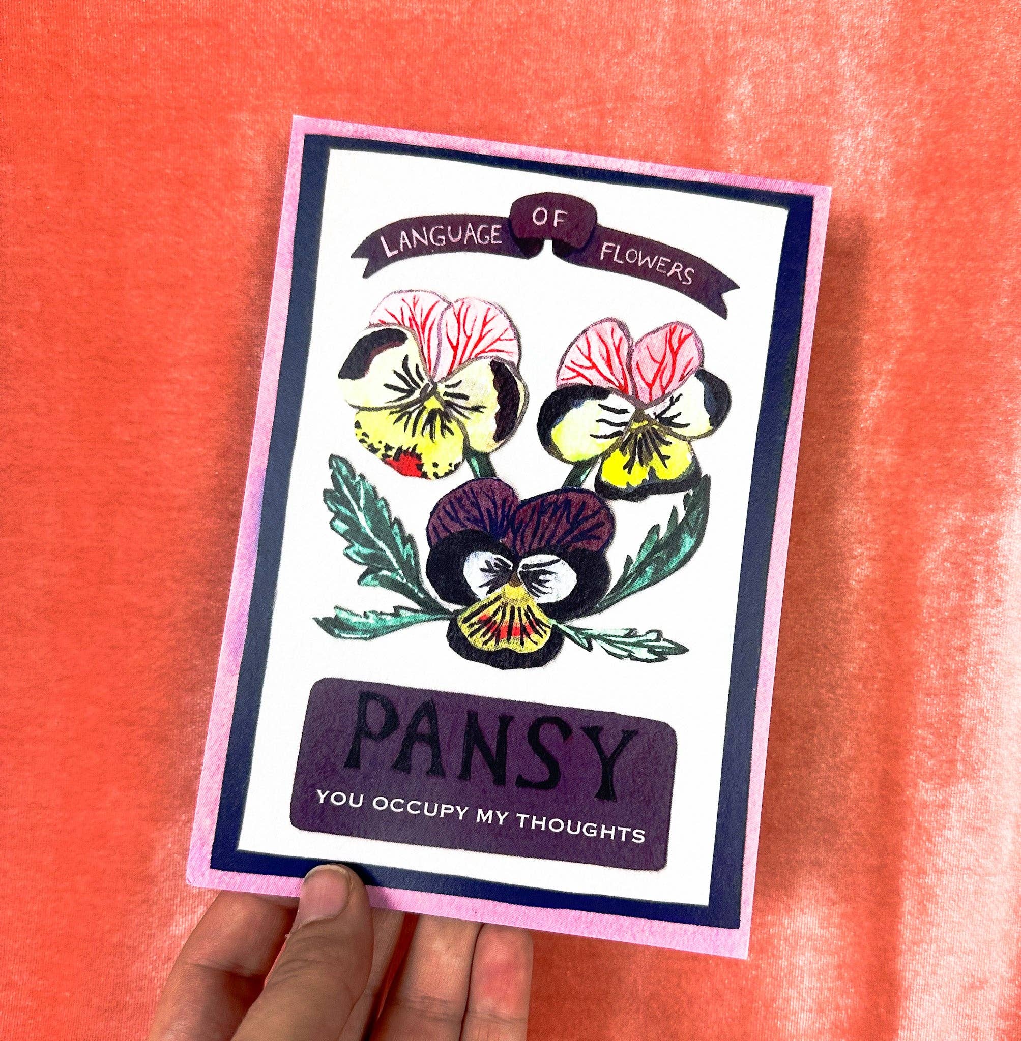 Guided Hand Studio - Wholesale Everyday Greeting Card - Victorian Flower Language cards9