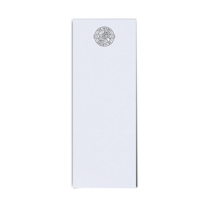 A-hole Note Pad - Funny Sarcastic Stationery, Notepad for wholesale by FINCH and HARE