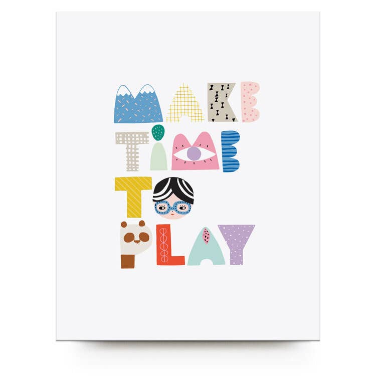 Suzy Ultman - Wholesale Art Print - Make Time To Play1