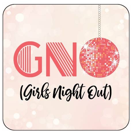 Mod Lounge Paper Company - Wholesale Coasters - Girls Night Out GNO Disco Ball Pink Paper Coasters