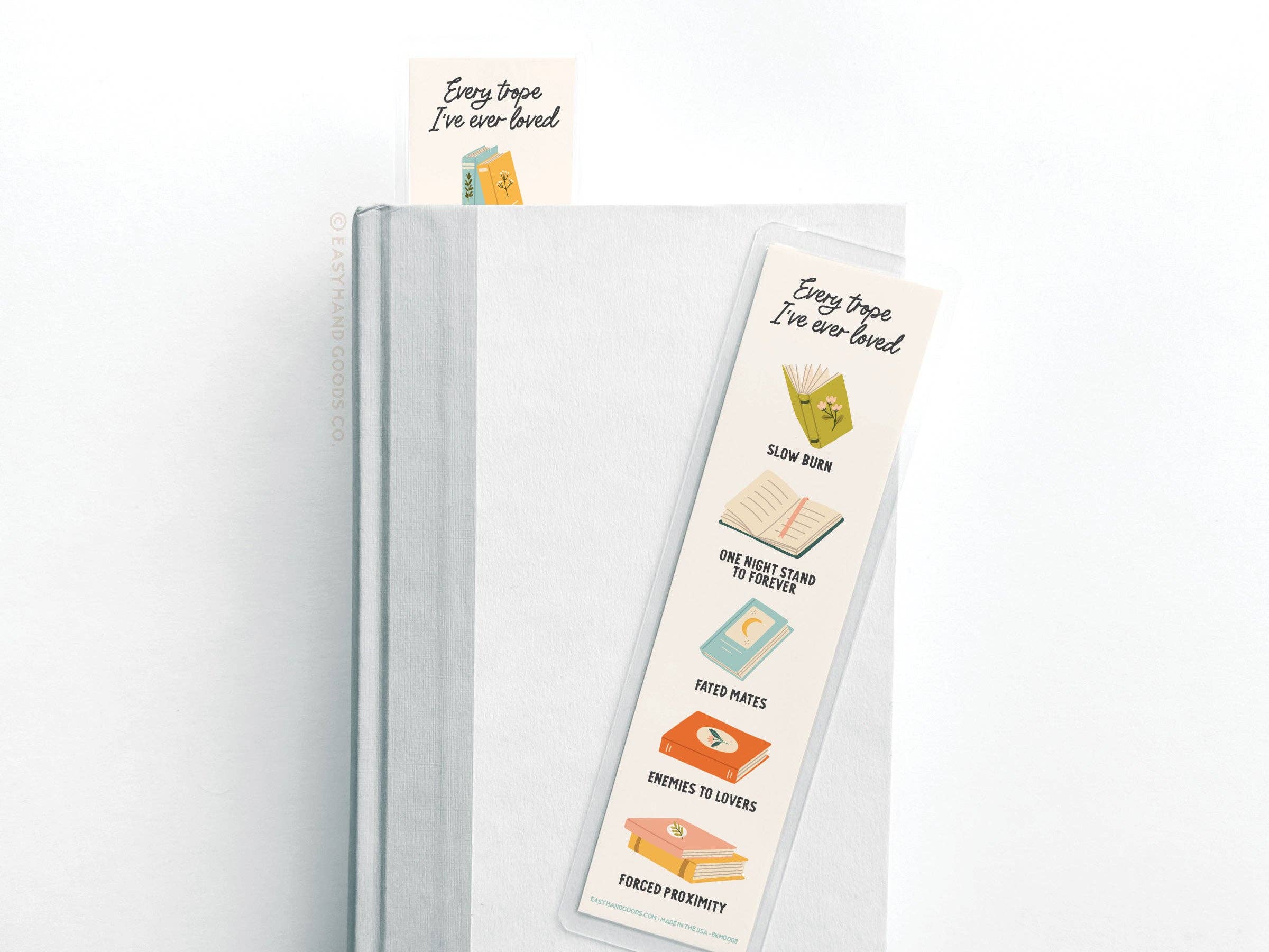 Easyhand Goods – formerly Onderkast - Wholesale Bookmark - Every Trope I've Ever Loved Laminated Bookmark2