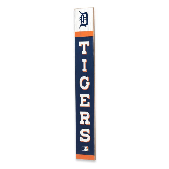 Open Road Brands, LLC - Wholesale Sign - Detroit Tigers Team Spirit Vertical Wood Wall Decor