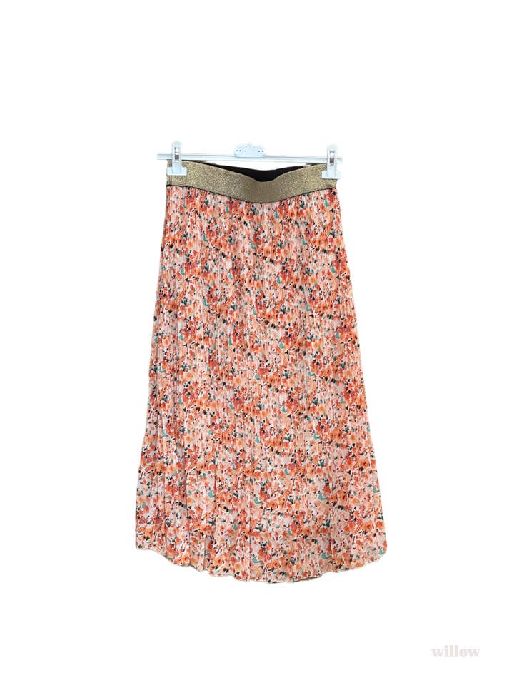 MOONSUN – wholesale Kjol - Dam – Plisserad kjol med blommönster