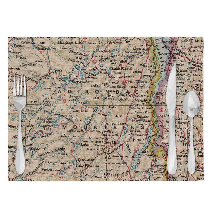 Adirondack Mountains Adirondacks New York Placemat Set of 4 for wholesale by Daisy Mae Designs