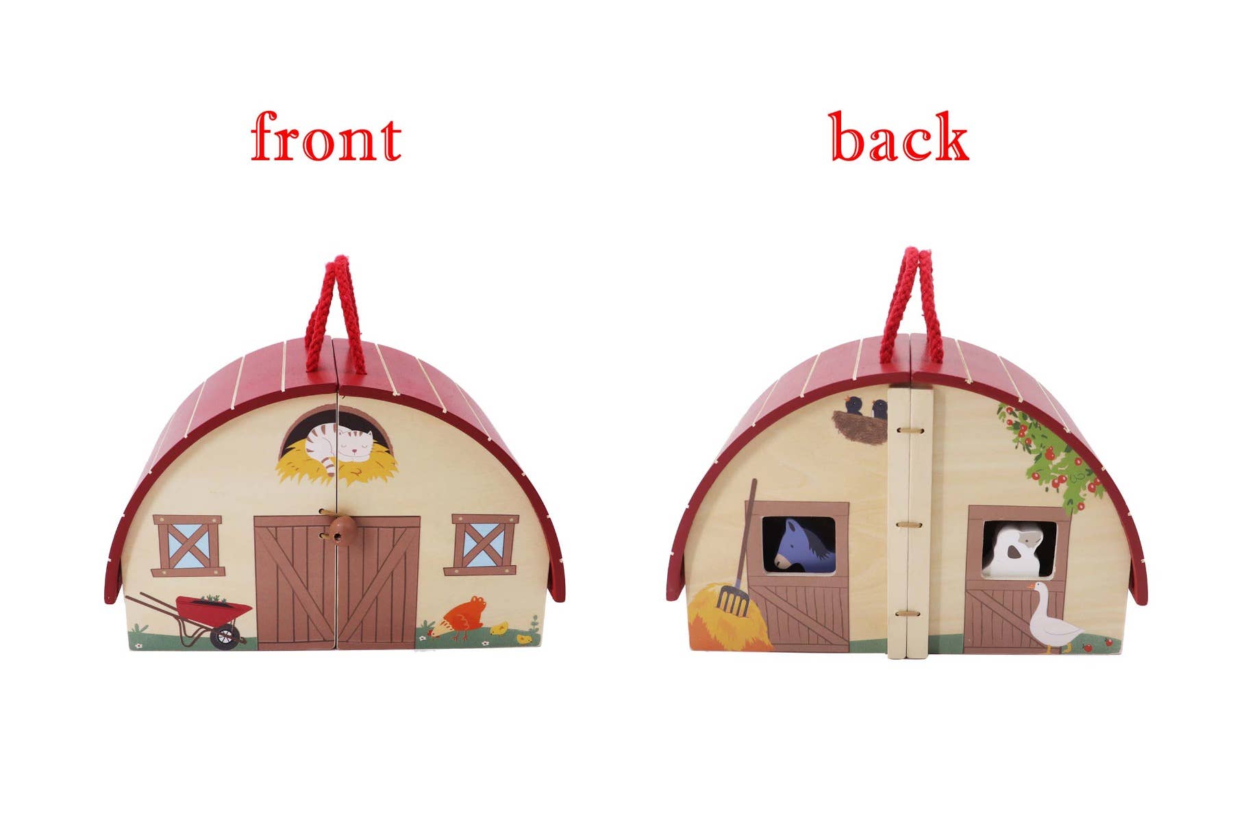 ToysLink – wholesale Wood toy – Child – Wooden Farm Plasyset1