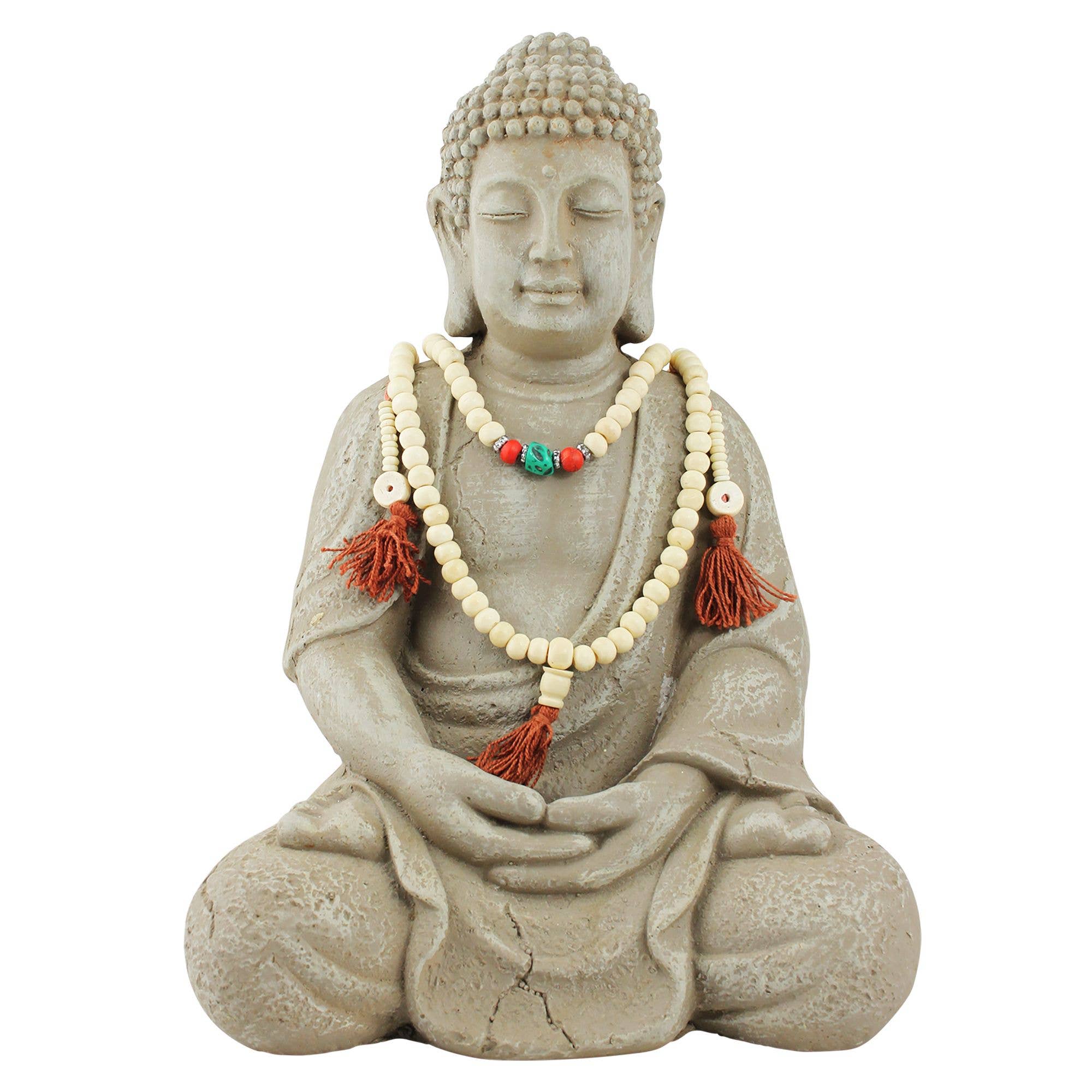 Tribal Trade GmbH - Wholesale Bib Necklace - Prayer necklace mala necklace bone beads cream2