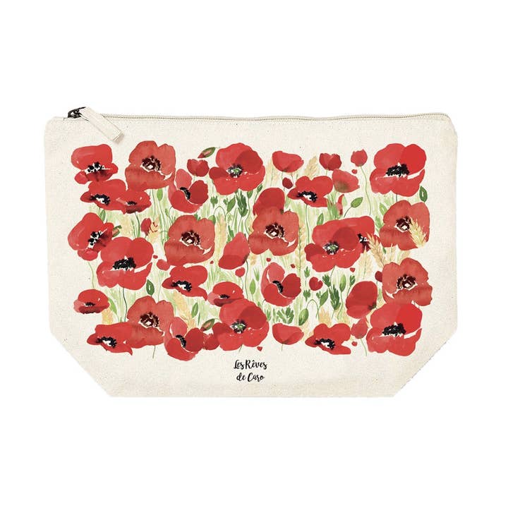 Estuche rectangular GM (28x20 cm) - Poppy para venta al por mayor de Hirondelle & Cie