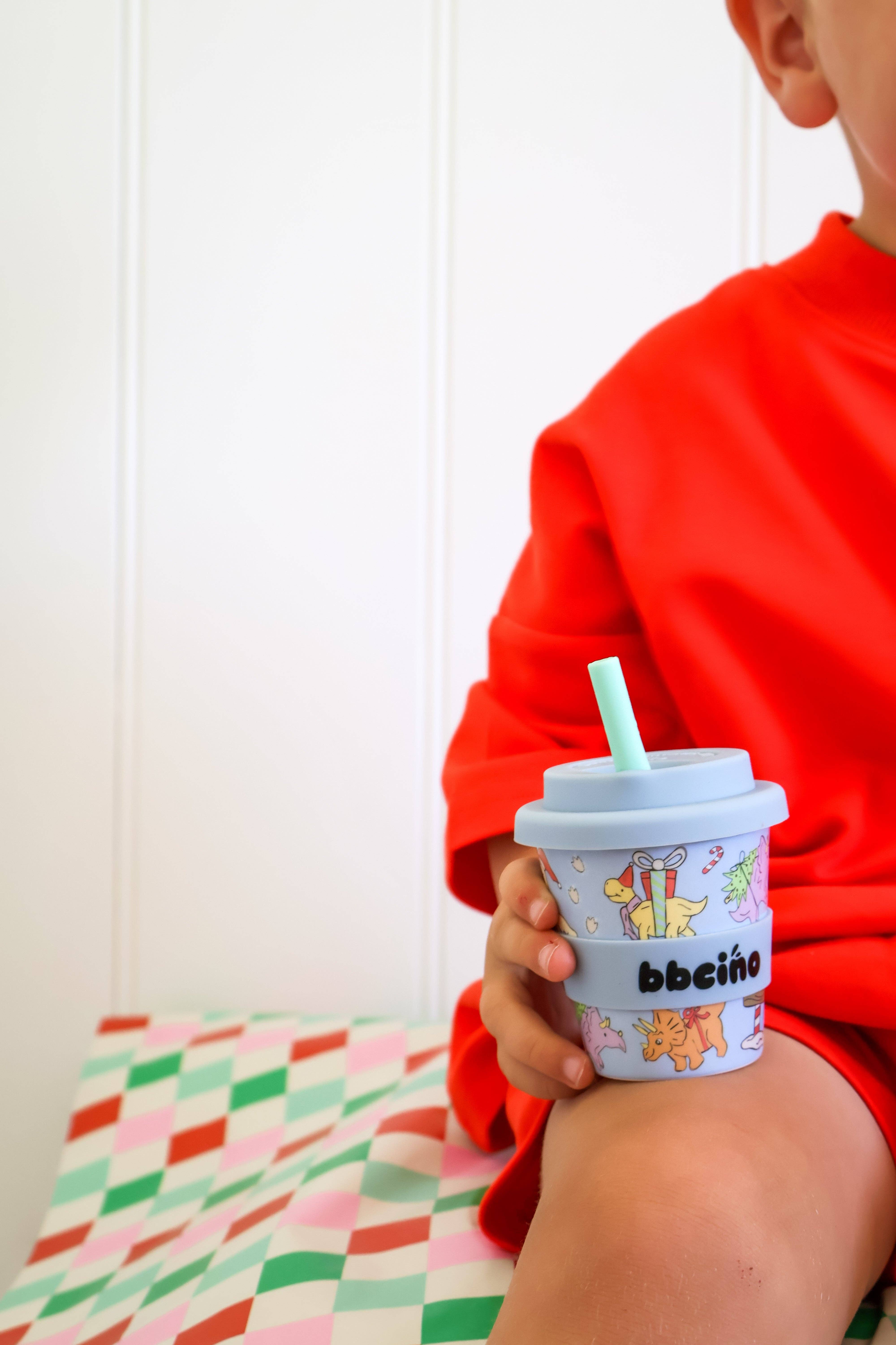 BBcino - Vendita all'ingrosso Bicchiere/tazza - Bambini e neonati - Santa’s Little Sipper in Blue - 120ml (CANNNUCCIA INCLUSA)10