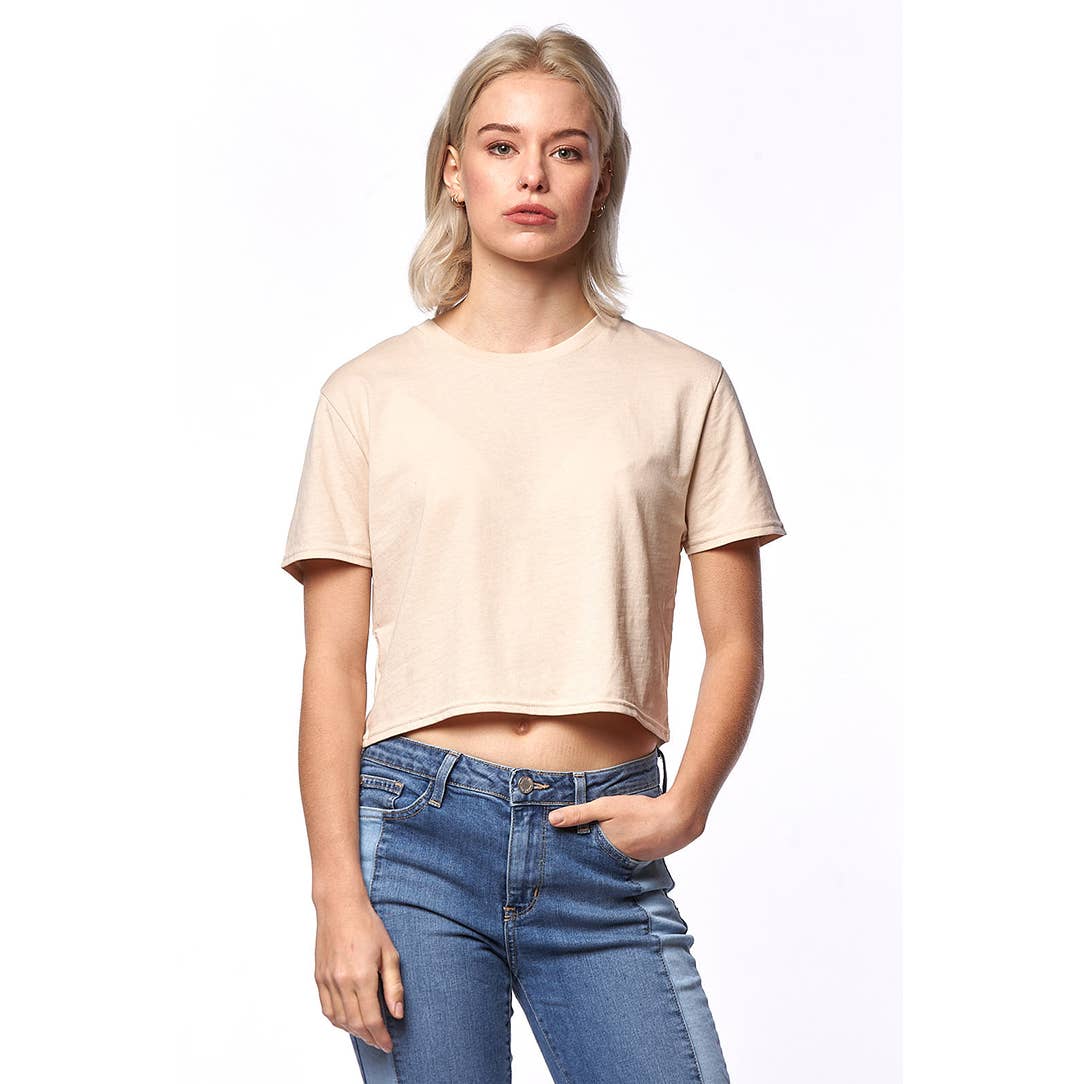 Smart Blanks - Venta al por mayor Camiseta - Mujer - 4003 - Camiseta de Corte Holgado Recortada6