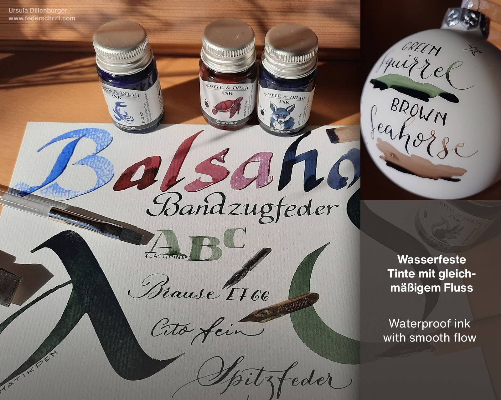 Octopus Concept GmbH – wholesale Writing ink – Write and Draw Ink Set 38x50ml2