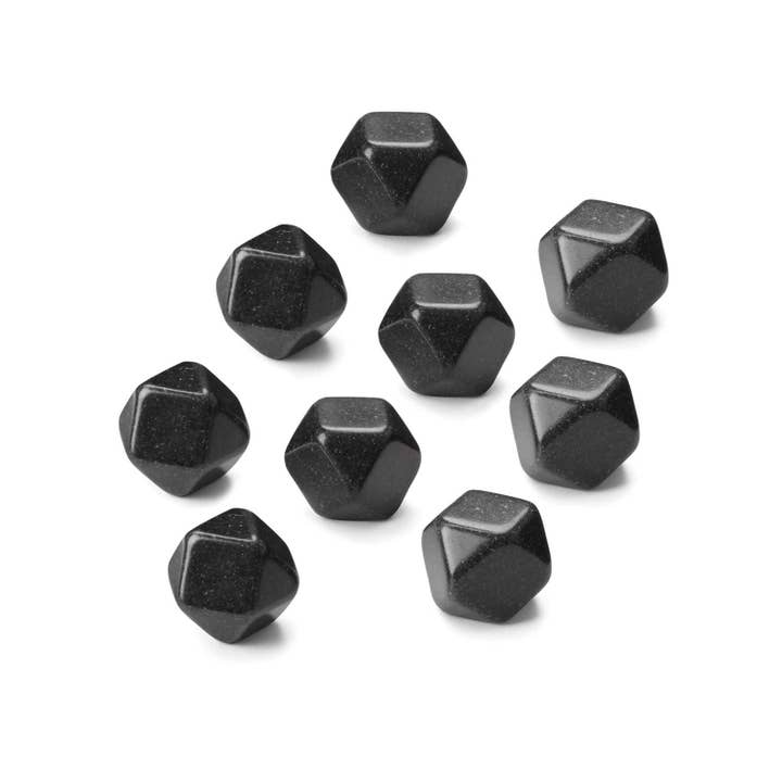 Fox Run Brands - Wholesale Drink Chilling Cubes - Outset Granite Whiskey Stones, Set 9, 5.5" x 4.25" x 1"