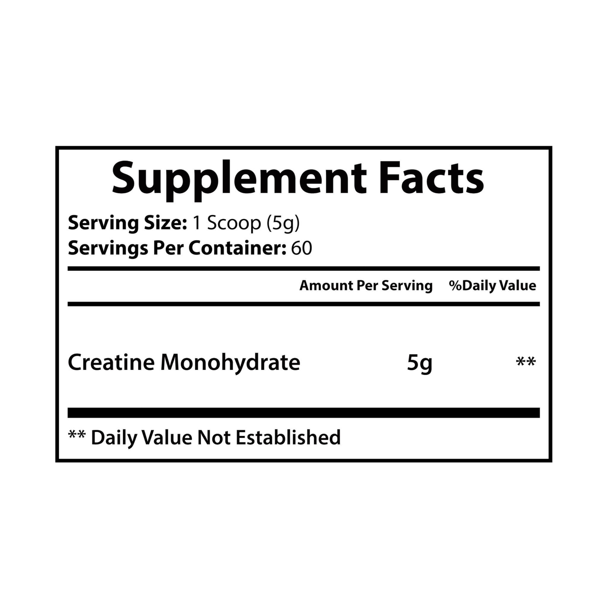 Black jar lid Fortiv Creatine Monohydrate Supplement 10oz for wholesale on Faire5