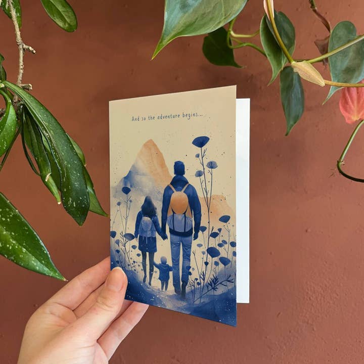 Botanopia - gifts , decor and cards for plant lovers - Wholesale Baby Card - And so the adventure begins | New Baby Card | Gender Neutral5