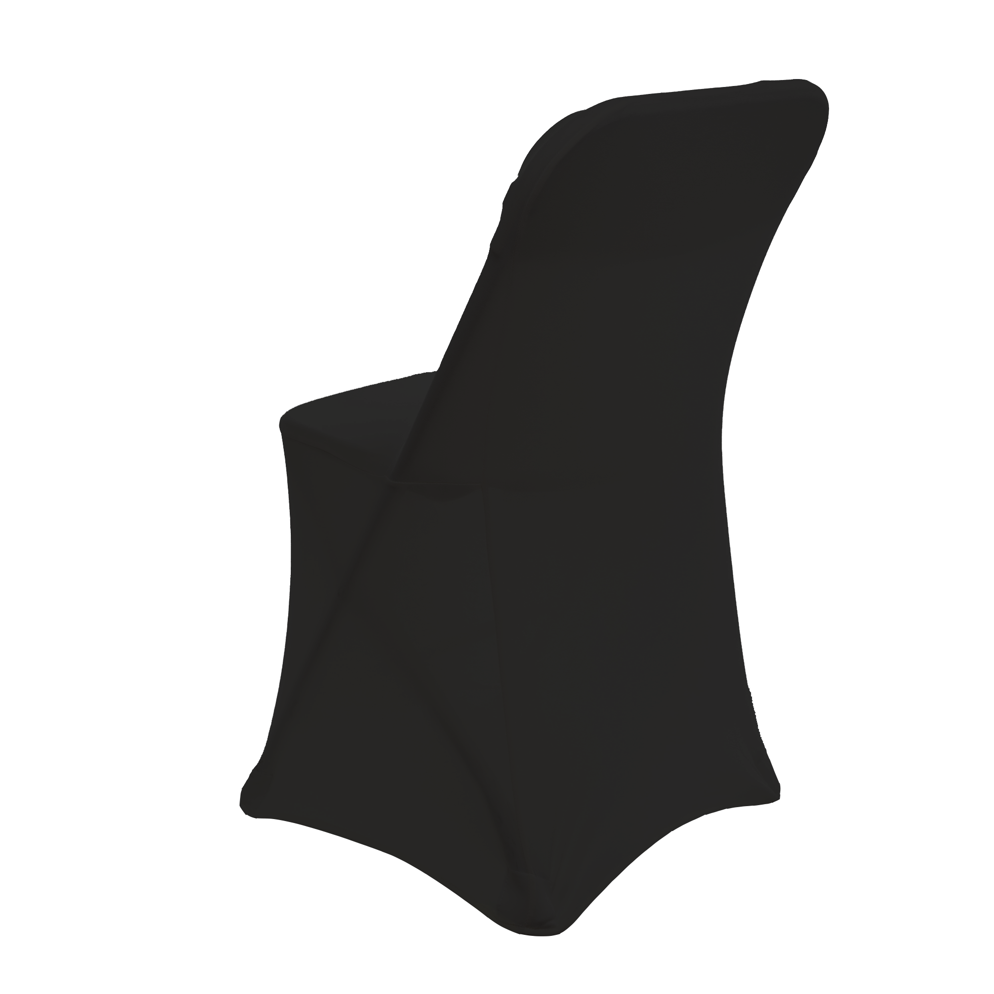 Portofino International Trading, USA - Vente Housses de chaise/canapé - Housse de chaise pliante en Spandex - Noir1