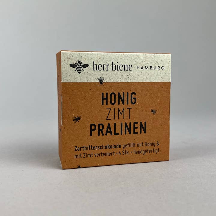 herr biene GmbH - Wholesale Chocolate Box - 4 honey pralines in 5 varieties2