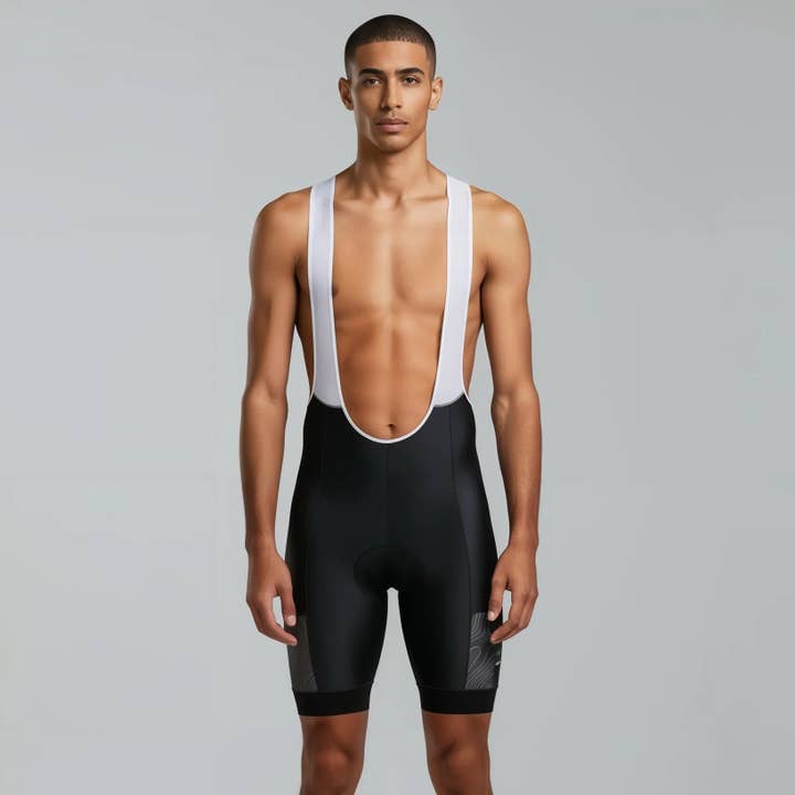 Cuissard à bretelles pour hommes Core Charcoal – Ajustement performant, confort et soutien d'endurance pour la vente par Urban Cycling Apparel