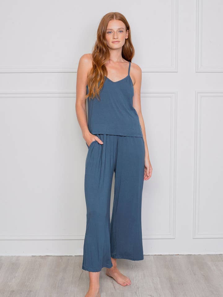 CAMI & HIGH WAIST CAPRI SET for wholesale by LATTELOVE